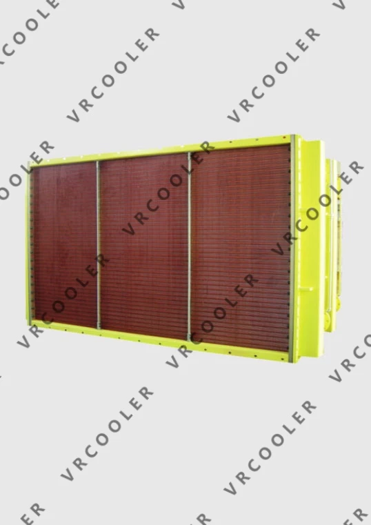 Horizontal water-hydrogen cooler for 600MW large steam turbine generator Horizontal water-hydrogen cooler for 600MW large steam turbine generator